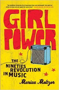 An image of the cover of "Girl Power: The Nineties Revolution in Music" featuring an amplifier.