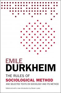 Cover of Durkheim's book on sociological method 