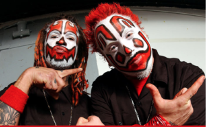 Shaggy 2 Dope (left) and Violent J (right); the leaders of ICP.