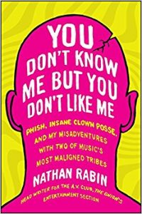 'You Don't Know Me But You Don't Like Me' book cover which has a picture of the back of a head with a crack in the top of the skull.