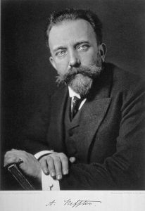 Black and white headshot of Arthur Heffter, German pharmacologist and author of the first Handbook of Experimental Pharmacology.