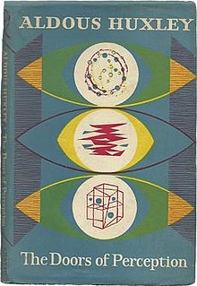 Cover of Aldous Huxley's 1954 book The Doors of Perception detailing Huxley's experience taking mescaline.