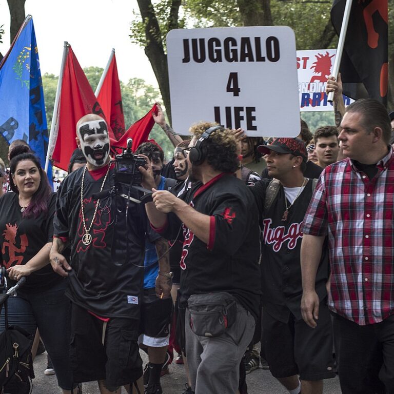 The Juggalo March, held in Washington, DC, on September 16, 2017. Photo by WikiMedia Commons.